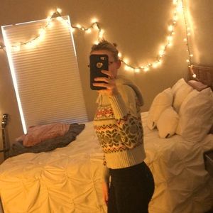 Patterned sweater